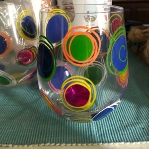 Set of 2 Lolita stemless wine glasses